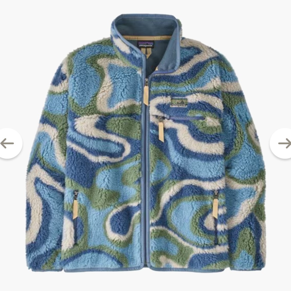 ISO Patagonia Natural Blend Retro Cardigan in Swirling Earth